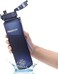 PROIRON Water Bottle 0.5L/1L Leak-Proof Drink Bottle BPA Free USA Tritan Material Gym Bottle with Protein Shaker, Flip Top Lid &amp; Removable Strainer for Fitness Cycling, Gym Camping Outdoor Sports