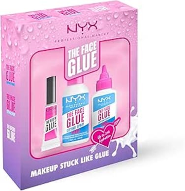 NYX Professional Makeup, The Face Glue Copack, Makeup Stuck Like Glue, Vegan Formula, Upto 24H Hydration