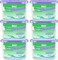Rness Moisture Absorber Boxes,Mold-proof Deodorizing Desiccant Household Dehumidifier Boxes Fragrance-Free Humidity Absorber for Bathroom,Closet, Wardrobe, Kitchen, 6 Pack, 600ml