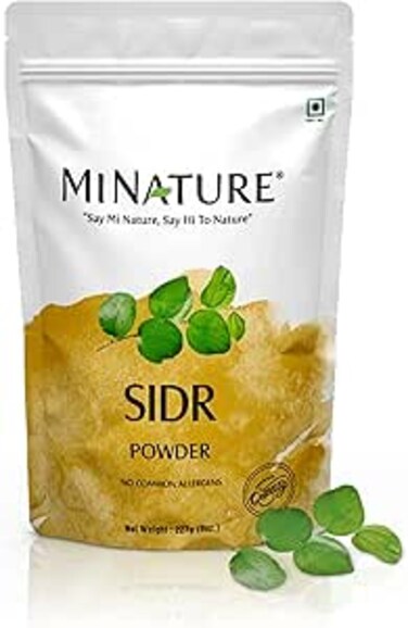 Mi Nature   100% Natural Sidr Powder   Natural hair cleanser and conditioner   &mdash;   227 g   Deep cleansing, conditioning, natural alternative