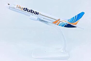 Flydubai B-737 1:400 Airplane Model Metal Airline Model Static Decoration Aircraft Model Toys 16cm