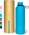 PAIT - 750ml (25oz) - Matte Light Blue/Sky Blue ● Insulated water bottle ● Stainless steel vacuum thermos 12h hot &amp; cold aqua flask ● For kids and adults ● Double Wall ● Small mouth ● Loop included
