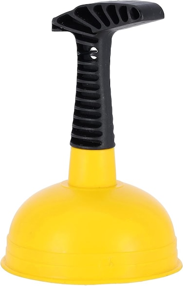 Small Plunger, Rubber With Plastic Handle, Rf10295 Durable And Long Lasting Compact Design Easy To Store Can Be Used In Bathroom Or Kitchen Sink, Multi