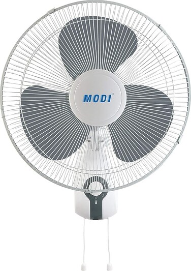 Wall Fan Plastic Cooling Fan with 3 Wind Speed，Wall-mount-fan 45W , 16" White ,
