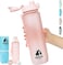 Gorilla E-Tribe Water Bottle 1L with Time Marker - BPA Free &amp; Leak Proof Protein Shaker Bottle Gym - Ideal for Office, School &amp; Hiking