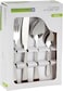 Royalford 16 Pieces Supreme Cutlery Set RF12444 Stainless Steel Basic Flatware Cutlery Silverware for Party/Office/Camping Knife Fork Spoon Utensils Set Service for 4 Mirror Polish Dishwasher Safe
