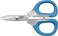 3&rsquo;&rsquo; Titanium-Bonded Fishing Scissors for Mono &amp; Braided Line with Micro Serrated Edges (18362), Blue