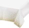 Party Table Cloths - Plastic Gold Dot Confetti Tablecloth Disposable Tablecloths for Parties, Birthdays, Weddings,Tables Cover Rectangle (54&rdquo;x108&rdquo;, 1Pack)