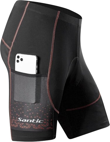 Mens Cycling Shorts Men's 4D Coolmax Padded Bike Biking Bicycle Pants Cycling Tights