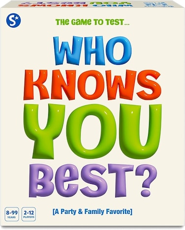 Card Game - Who Knows You Best, Family Party Game for Boys, Girls, Kids, Teenagers and Adults, Fun for Game Night, Gifts for Ages 8, 9, 10 and Up