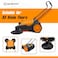Egardenkart, Walk-Behind Outdoor Hand Push Sweeper - 10.5 Gallon Capacity, 31" Sweeping width, Sweeps up to 30,000 ft&sup2;/Hour,