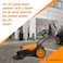 Egardenkart, Walk-Behind Outdoor Hand Push Sweeper - 10.5 Gallon Capacity, 31" Sweeping width, Sweeps up to 30,000 ft&sup2;/Hour,