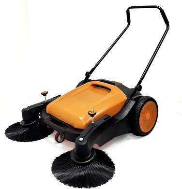 Egardenkart, Walk-Behind Outdoor Hand Push Sweeper - 10.5 Gallon Capacity, 31" Sweeping width, Sweeps up to 30,000 ft&sup2;/Hour,