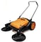 Egardenkart, Walk-Behind Outdoor Hand Push Sweeper - 10.5 Gallon Capacity, 31" Sweeping width, Sweeps up to 30,000 ft&sup2;/Hour,