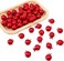 InnoHHustle 50Pcs Mini 0.79 Inch Artificial Pomegranate Realistic Fake Fruit Home House Kitchen Supermarkets Decoration Autumn Festival Party Photography Props Home Kichen Display Decor