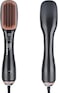 Professional 3-in-1 Hair Dryer Brush &amp; Straightening Brush, One-Step Hair Dryer and Styler, Negative Ion Hair Dryer Brush, Hot Air Brush, Styling, Blow Drying, Softening, Reducing Frizz and Static