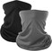 2 Pack Breathable Cooling Neck Gaiters, Ice Silk Face Shield Scarf, Multifunctional Headwear Bandana Face Cover,UV Protection Headband Scarf,Reusable Stretchy Balaclava