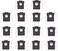 CGYGP 14 Pack Dust Bags Compatible With Dreame L10s Pro Ultra/Dreame X30 Ultra Robot Vacuum Cleaner, Vacuum Cleaner Replacement Bag Accessories