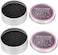 DELFINO Makeup Brush Cleaner Set Quick Color Removal Sponge Set, Dry Brushes Cleanning Box Eye Shadow or Blush Color Removal Sponge Tool, Remove Shadow Color from Makeup Brushes