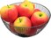 3 Pcs Artificial Red Apples Fruit Decoration, Lifelike Fake Fruits Toy for Home Kitchen Shop Party Decoration Photography Prop etc..