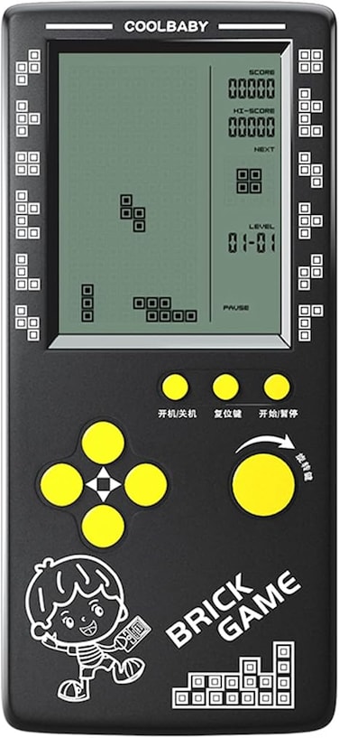 RS-100 Tetris Game Console Block Game Puzzle Games Player Handheld Game Machine Brick Games