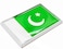 Perdecor Pakistan Flag Sticker Emblem Pakistani Decal Car Chrome Flags, 2 Pack, 3 x 2 inches