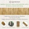 Egardenkart, Bamboo Sticks for Plants - 90cm, 5pcs   Plant Support Stakes   24-16mm, Plant Support Pole   Durable Plant Stick for for Flowers, Vegetables, and Creepers   Garden Sticks (5pcs, 90cm)