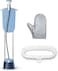 Philips Garment Steamer 1000 Series - 1800W, 1.8L Detachable Tank, 3 Steam Setting, 36 g/min, Integrated Stylemat, Deep Azur - STE1030/26