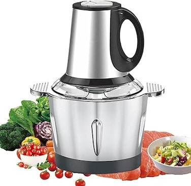 Electric Food chooper &amp; Meat grinder, 4L capacity, SS304 bowl, Heavy duty motor, home &amp; commercial uses
