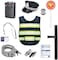 Police Officer Costume For Kids, Complete Role Play Kit With Police Badge, Handcuffs, Flashlight, Perfect For Kids Policeman Dress, Ideal For Halloween, Birthday Parties, and Pretend Play
