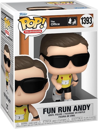 TV: the Office - Fun Run Andy Bernard - Collectable Vinyl Figure - Gift Idea - Official Merchandise - Toys for Kids &amp; Adults - TV Fans - Model Figure for Collectors and Display