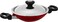 Appachatti with Stainless Steel Lid, 20 cm, Red