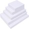 Stretched White Blank Canvas Artist Canvas Board Wood Painting Panel Boards for DIY Drawing 10 Pcs