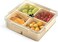 Elevano Fridge Storage Box with Handled Lid   Keep Fresh and Healthy   Leak-Proof   Box Fridge   Kitchen Storage Organizer   Ideal for Dry Grains, Fruits, Vegetables, and Sauces (1, Square)