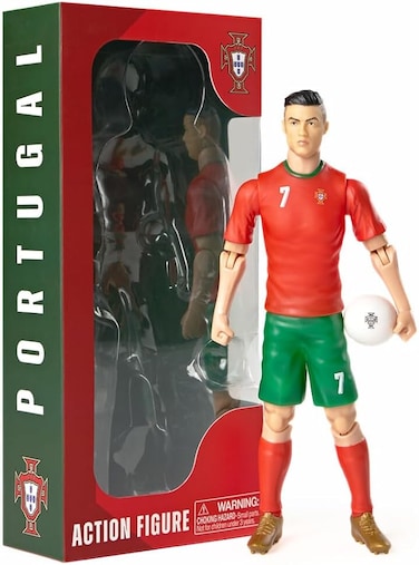 Sockers - Cristiano Ronaldo - Portuguese SELECTION Player- 20cm Action Figure - Articulated Toy- Football Fans - Gift for Kids Football - (CR7)