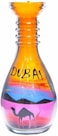 Personalised Sand Bottle Round, Sand Bottle Art Decorative Souvenir, Dubai Art Multicolour