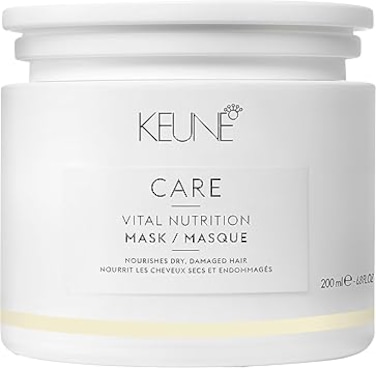 Keune Care Vital Nutrition Mask, Deep Moisturizing &amp; Restorative Treatment for Dry or Damaged Hair, 6.8 Fl Oz