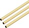 Brass Round Tube, 5mm OD 0.2mm Wall Thickness 300mm Length Metal Seamless Straight Tubing for DIY Crafts Model 3pcs