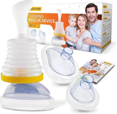 3 pcs Portable Anti Choking Device for Children and Adults Assist Suction Apparatus Kit Helps to Remove Objects Quickly and Effectively, Soft Home Kit, Easy to Use, First Aid kit