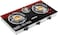 Burner Gas Cooker Size 70mm, 40mm &amp; 90mm Respectively - Ergonomic Design, Automatic Ignition, 3 Heating Zones  Stainless Steel Frame &amp; Tray