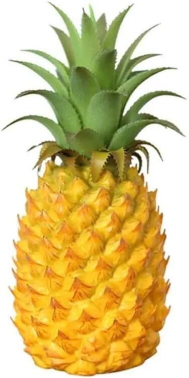 WALMOH Artificial Pineapple Fruit Ornament, 8.2 Inches and 3inches Diameter, Realistic Simulation, for Home Decor, Feels like Real and Fresh.