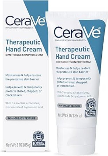 Cerave Therapeutic Hand Cream for Dry Cracked Hands With Hyaluronic Acid 50Ml