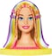 Barbie Deluxe Styling Head with Color Reveal Accessories and Blonde Neon Rainbow Hair
