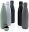 Hans Larsen Water Bottle - 500 ml Vacuum Insulated Water Bottle   Double Layer Stainless Steel, Leak Proof water bottle with premium look (Black, 1)