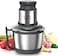 SOKANY 800W Meat Grinder Electric, electric meat grinder 3L Stainless Steel Meat Blender Food Chopper for Meat, Vegetables, Fruits and Nuts with 4 Sharp Blades. (SK-7027, 800W, 3L)
