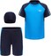 Boys Rash Guard Swimsuit UPF 50+ Swim Bathing Suit 3 Piece Sun Protection Swimwear Set