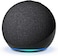 Echo Dot (5th Gen)   smart bluetooth speaker with vibrant sound and Alexa   Use your voice to control smart home devices, play music or the Quran, and more (speaks English &amp; Khaleeji)   Charcoal