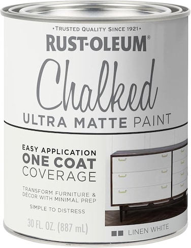 Chalked Ultra Matte Paint, Linen White, 887 ml, 285140ked Ultra Matte Paint