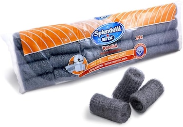 Ultrafine Steel Wool Rolls - 24 PCS