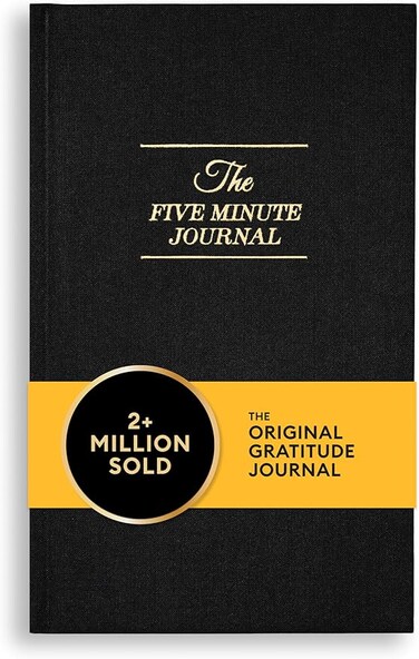 Change: The Five Minute Journal - A5 Original Daily Gratitude Journal for Happiness, Mindfulness, and Reflection - Daily Affirmations with Simple Guided Format - Undated Life Planner